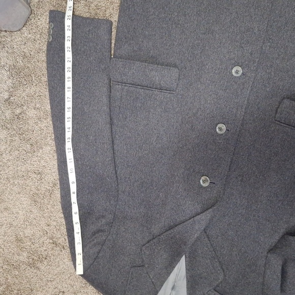 Vintage Adam Spencer pure wool & cashmere lined topcoat overcoat - XL - 44R - Picture 10 of 11